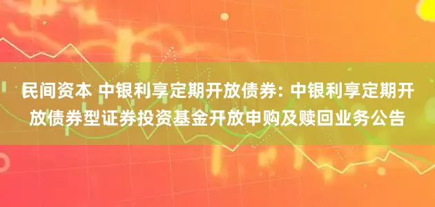 民间资本 中银利享定期开放债券: 中银利享定期开放债券型证券投资基金开放申购及赎回业务公告