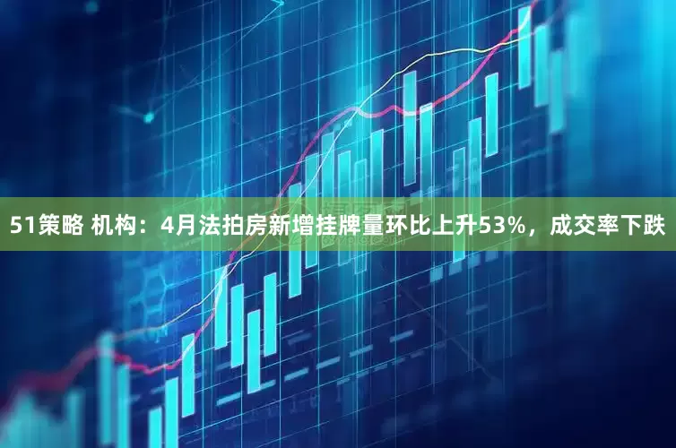 51策略 机构：4月法拍房新增挂牌量环比上升53%，成交率下跌